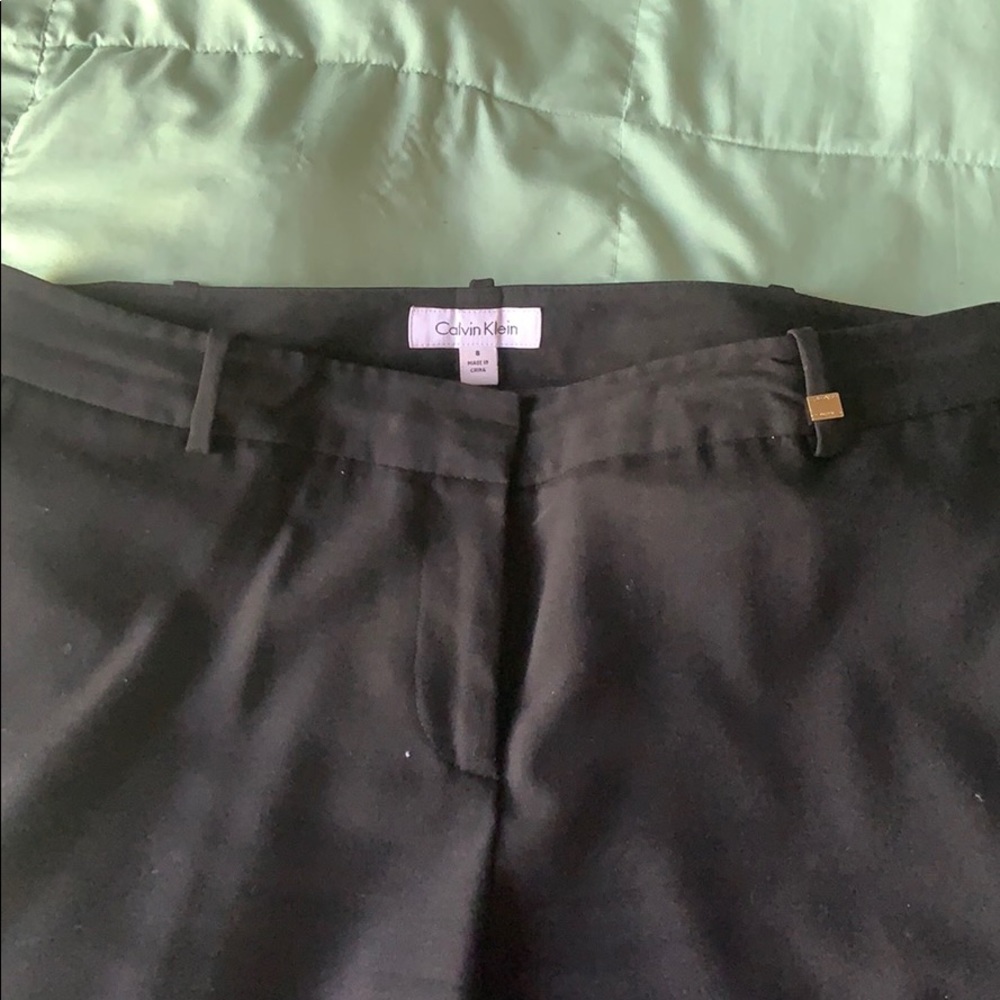 Calvin Klein black businesswoman slacks